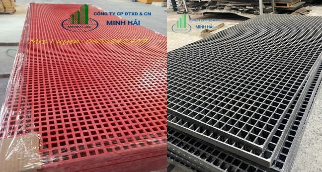 tấm sàn grating FRP