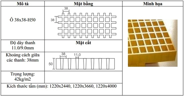 Tấm FRP sợi thủy tinh