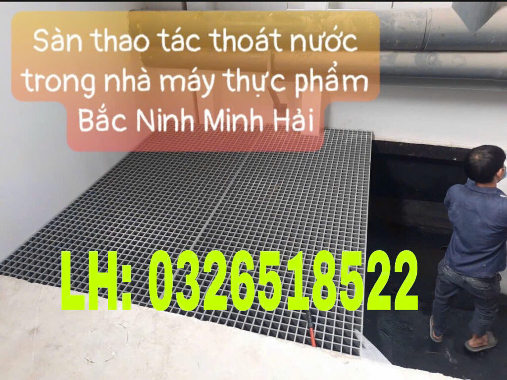 sàn nhựa thao tác FRP