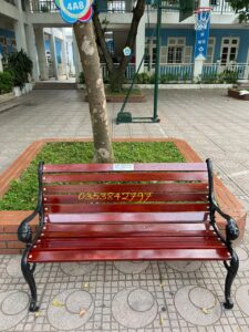 ghế gang trường học