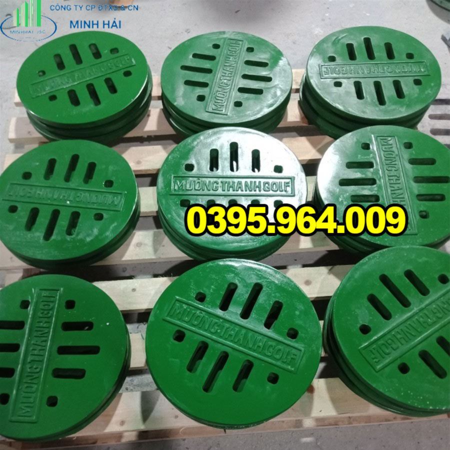 Nắp hố ga thoát nước sân golf Minh Hải